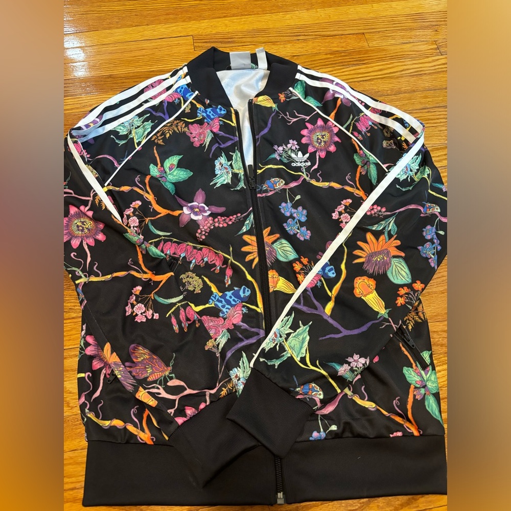 Adidas Botanical Track Jacket Size S
